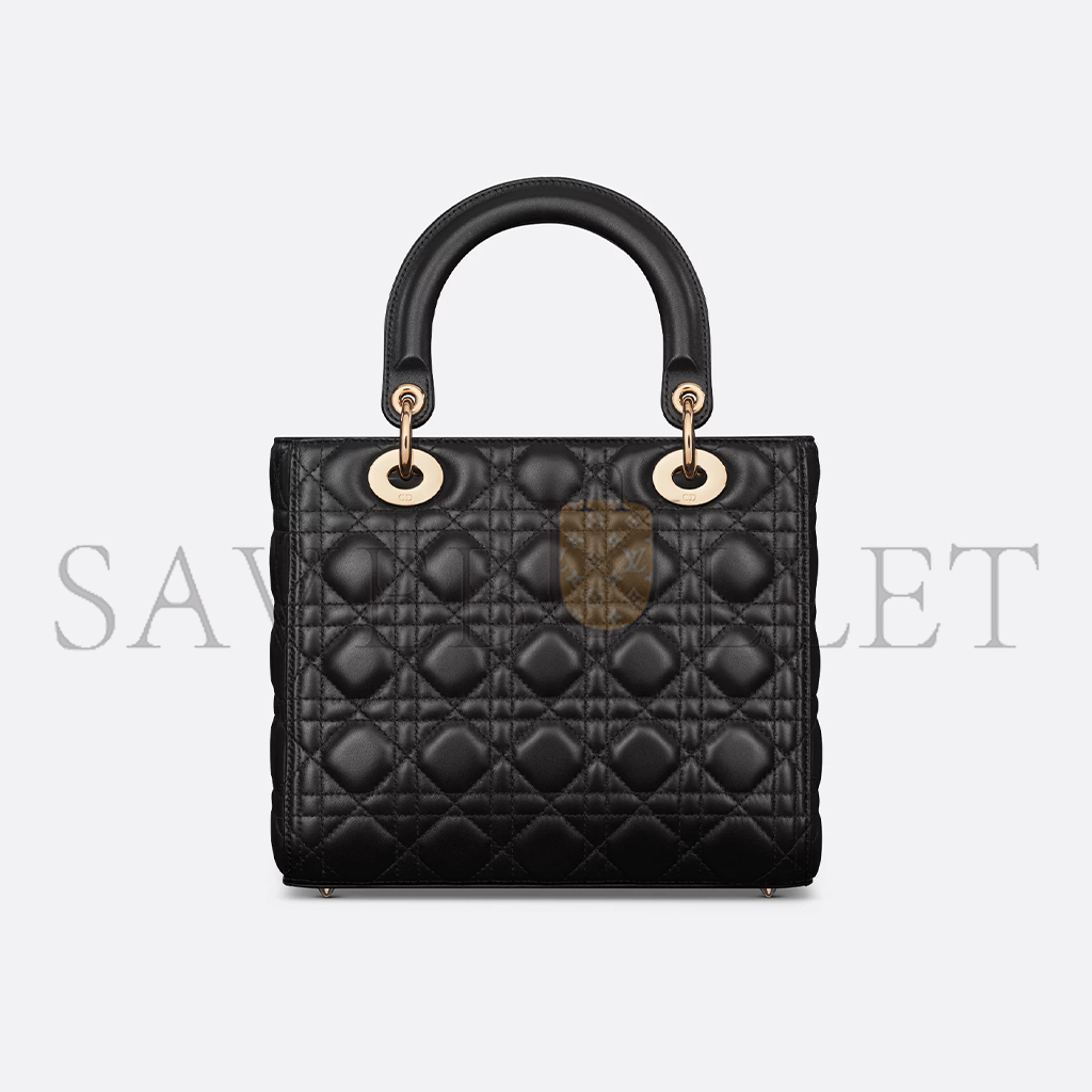 DIOR MEDIUM LADY DIOR BAG M0565ONGE_M900 (23*20*12.7cm)